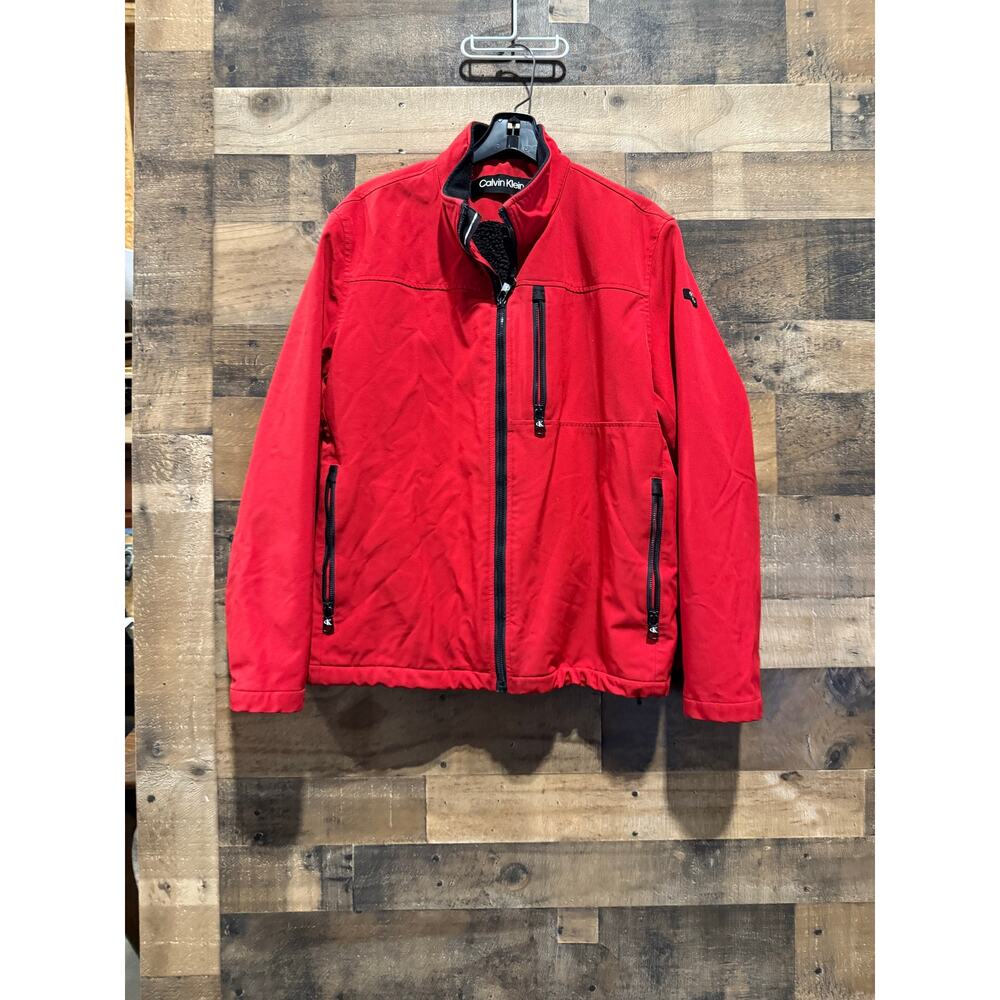 Calvin Klein- Casual Jacket- Red- Women Size M